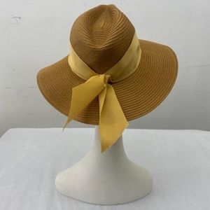 Mustard Woven Derby Hat